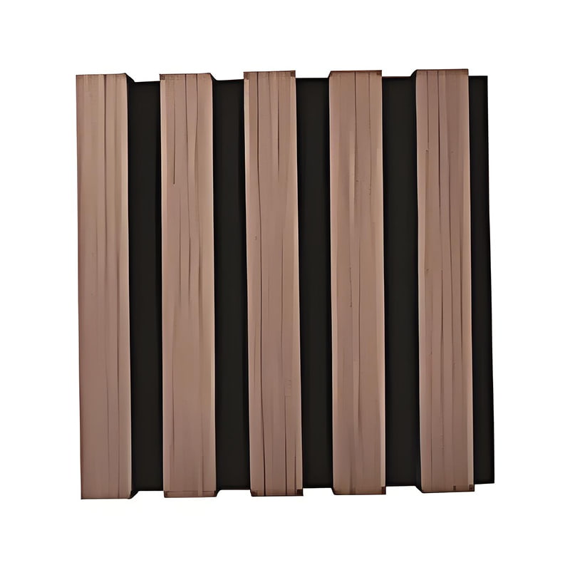 Akustický drevený nástenný panel z polyesterových vlákien