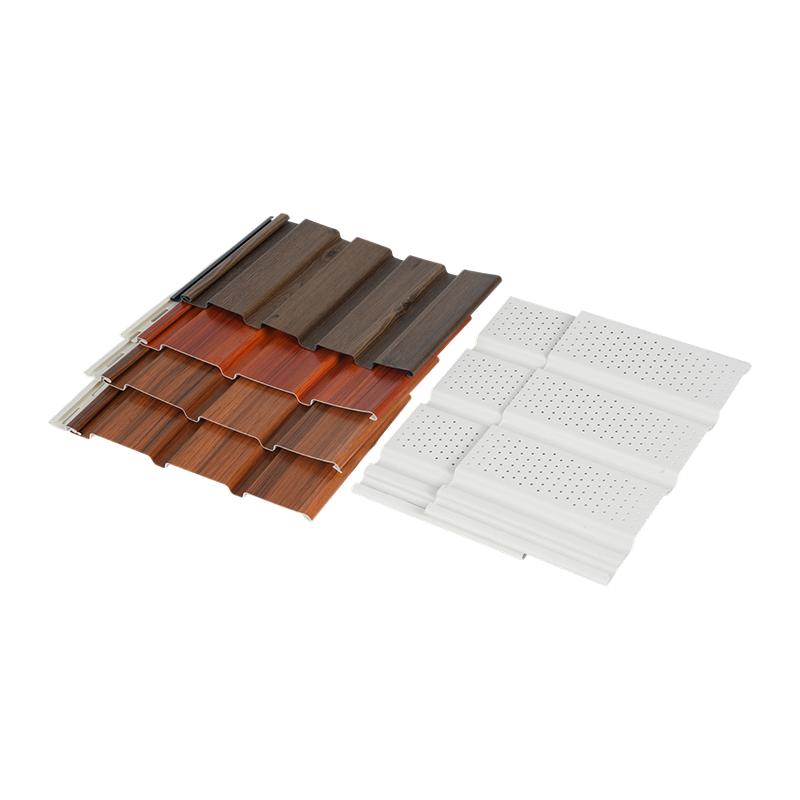 Drevený masívny a odvetrávaný PVC podhľadový panel