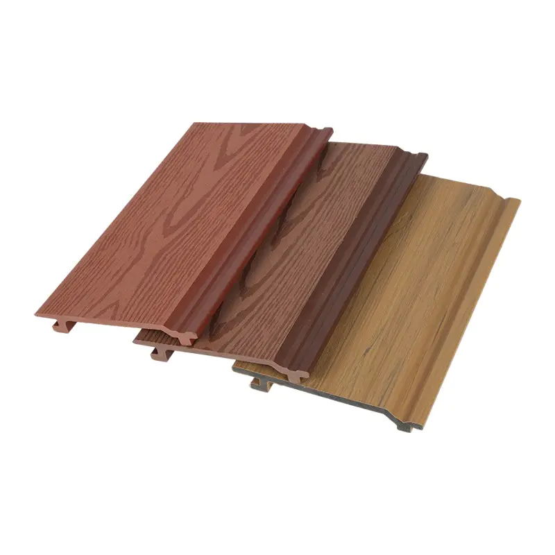 Durable Interlock WPC Wall Panel Outdoor Exterior Decorative Cladding