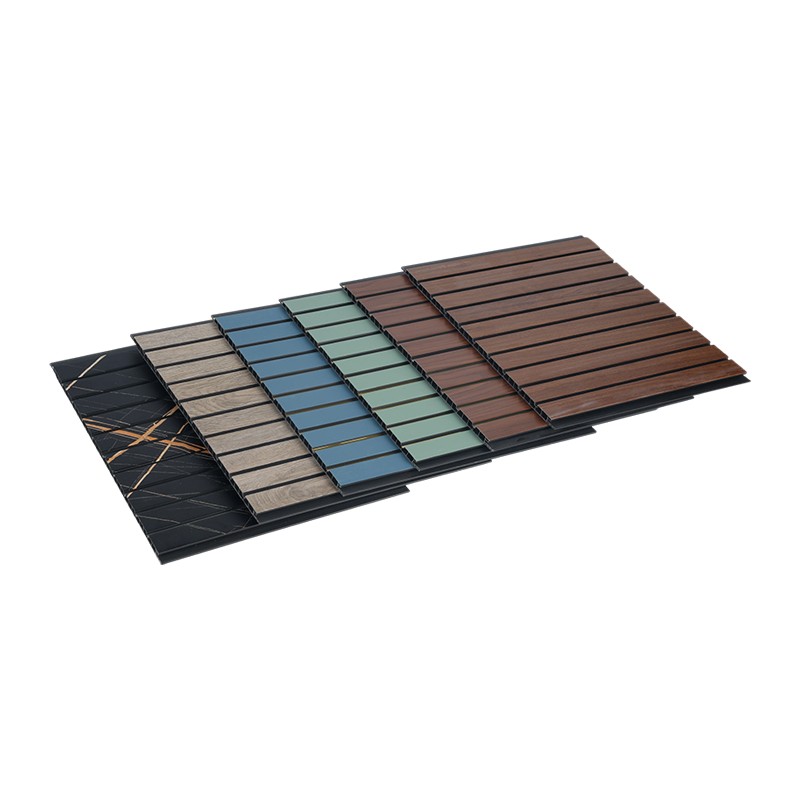 Vnútorný drážkovaný PVC panel Great Wall Obloženie steny obývacej izby